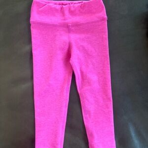 Like New Beyond Yoga Vibrant Pink Kids Leggings